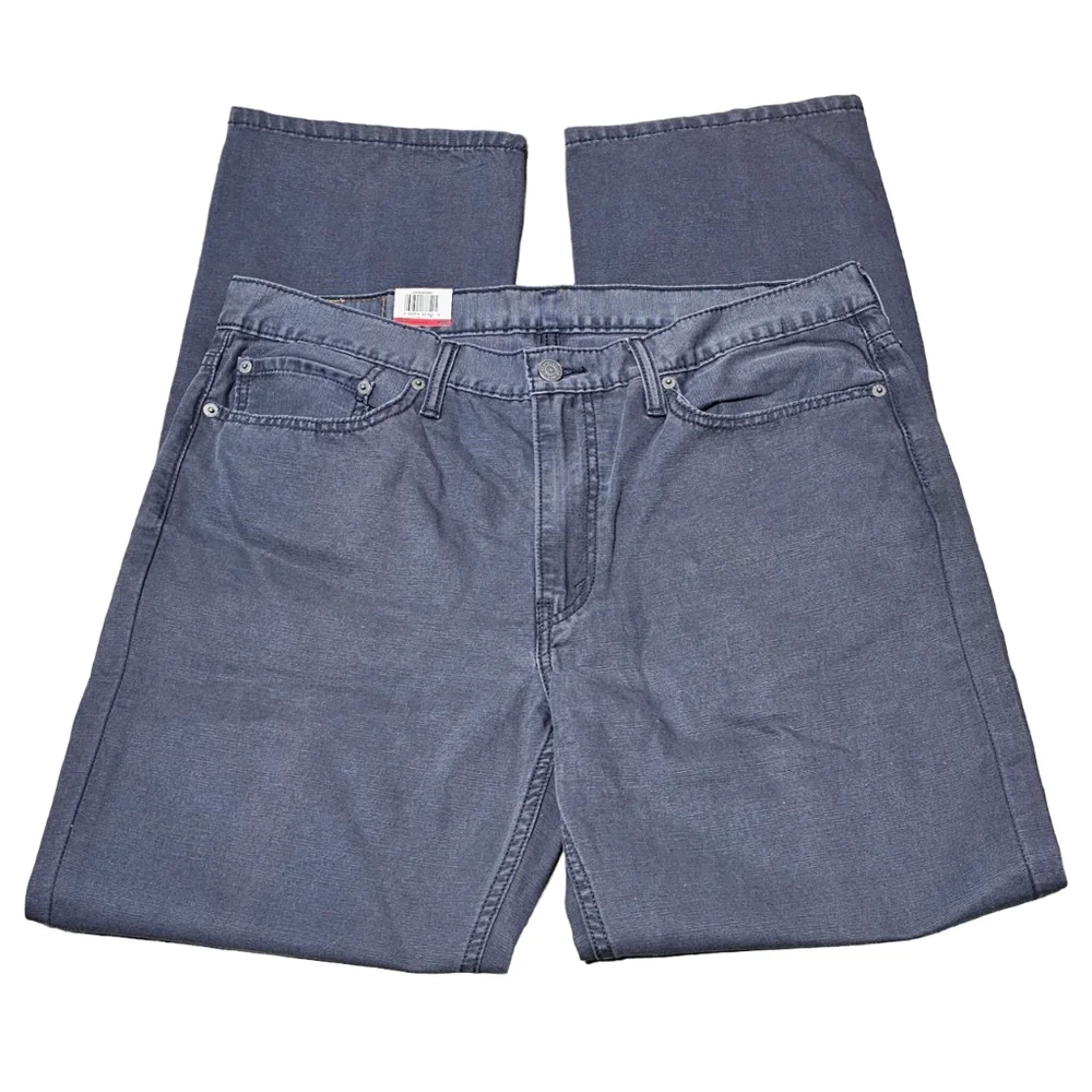 NWT Men's Levi's 514 Straight Dark Gray Denim Jeans